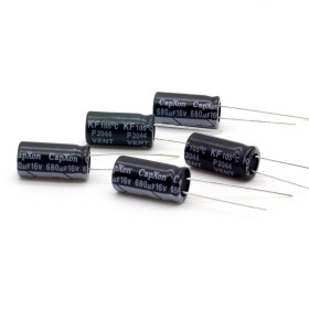 5x Condensateur 680uf - 16V - 8x16mm - P: 3.5mm - Capxon
