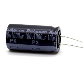 Condensateur 1000uf - 100V - 18x35.5mm P: 7.5mm - Rubycon