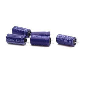 5x Condensateur 1000uf - 6.3v - 8x16mm - P:3.5mm - AISHI - 415con1086