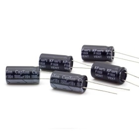 5x Condensateur 1500uf - 16V - 10x20mm - P: 5mm - Capxon