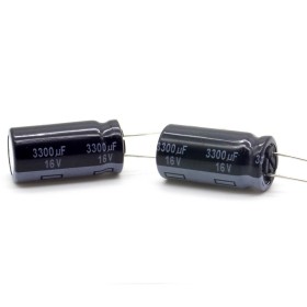 2x Condensateur 3300uf - 16V - 12.5x25mm - P: 5mm Panasonic