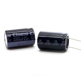 2x Condensateur 3300uf 25v - 16x25mm - P:7.5mm Changzhou Huawei - 421con1125