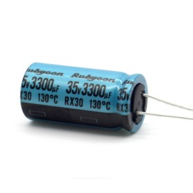 Condensateur 3300uf - 35V - 18x35.5mm P: 7.5mm - 130° - Rubycon