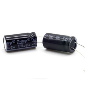 2x Condensateur 4700uf - 25v - 16x30mm - P: 7.5mm - Chengxing - 423con1138