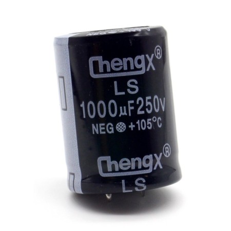 Condensateur 1000uf - 250V - 30x40mm P:10mm - Snap in - Chengxing - 426con1155