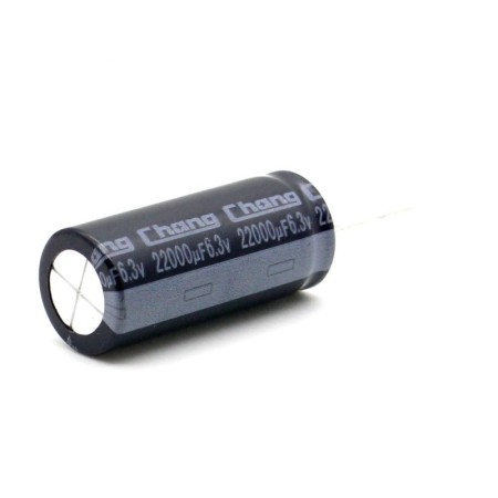 Condensateur 22000uf - 6.3v - 18x40mm - P:7.5mm Changzhou Huawei