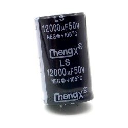 Condensateur 12000uf - 50V - 30x50mm P:10mm - Snap in - Chengxing - 203con1163