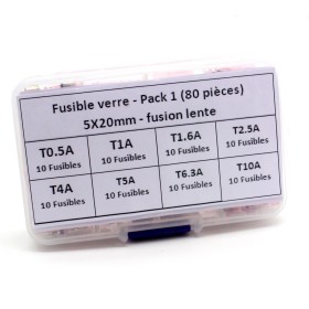 Fusible temporisé 5x20 - 10 A - LTDA - Les techniques de l'aspiration