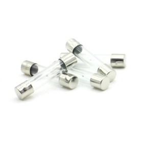 5x Fusibles verre T8A - 6x30mm Temporisé - 250v - 428fus402