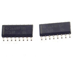 2x SN74HC138D - 3-8 Line Decoder - SO16 - Texas Instruments