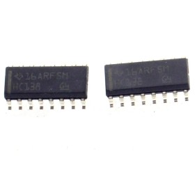 2x SN74HC138D - 3-8 Line Decoder - SO16 - Texas - 283ic160