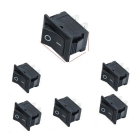 5x Mini Interrupteur SPST - KCD1-11 3A 250v 10x15mm