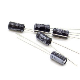 5x Condensateur chimique radial 22uF 25V  5x11mm