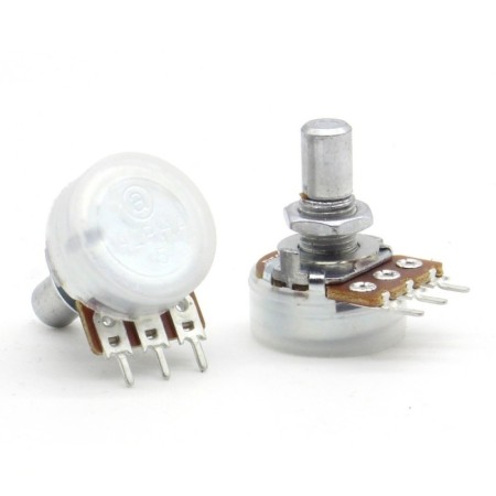 Potentiomètre B500K - 500Kohm - linéaire - 6mm - Alpha - 30pot068