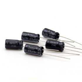 5x Condensateur 220uF 35V 8x12mm - Chengxing - 235con528