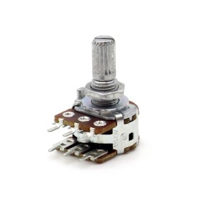 Potentiomètre stéréo B5K - 5kohm - linéaire - 6mm - Alpha - 434pot073