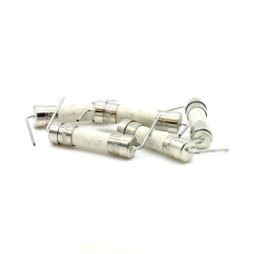 5x Fusibles ceramique T3.15A - 250v 5x20mm a souder - Lent  - 176fus180