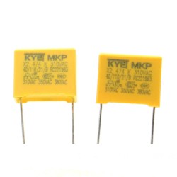 2x Condensateur MPK X2 0.47uf P:16mm 310V - Kyet - 230con1168