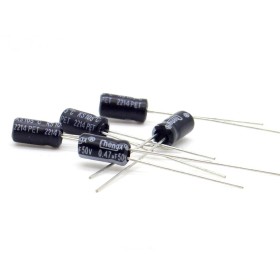 5x Condensateur 0.47uf 50v - 4x7mm - P: 1.5mm - Chengxing 4con009