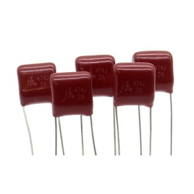 5x Condensateur Mylar 2A474 - 0.47uf - 100v - JB Capacitors 14con102