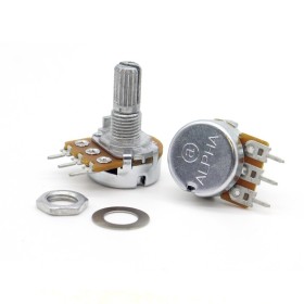 Potentiomètre B1M - 1M - linéaire - 6mm - Alpha - 31pot008