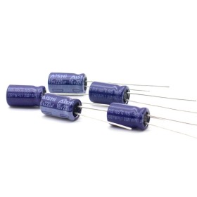 5x Condensateur 220uf 16v - 6.3x11mm - P: 2.5mm - Aishi - 389con914