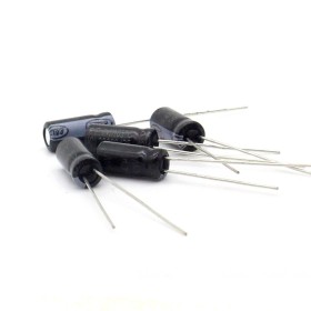 5x Condensateur 0.47uf 50v 5x11mm - P:2mm - Elite - 151con331