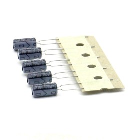 5x Condensateur 100uf 10v 5x11mm - P:5mm Samxon 158con372