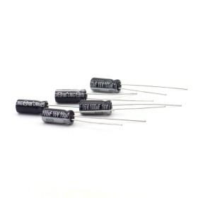 5x Condensateur 100uf 16v 5x11mm - P:3mm - Panasonic 158con375