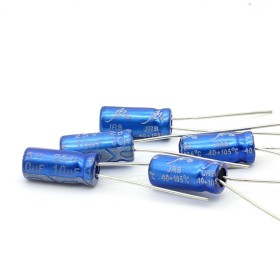 5x Condensateur electrolitique JB Capacitors radial 10uF 25V 5x11mm