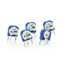 5x Trimmer 103 - 10k ohms - 100mW Resistance Variable - Rm-63