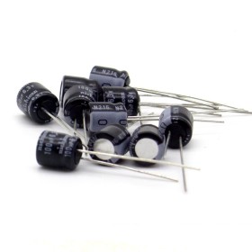 Condensateur 100uf 6.3v - 6.3x7.7mm pas: 3mm