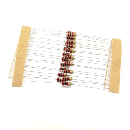 20x Résistances carbone 2kohm ¼w - 5% - SR - 47res061