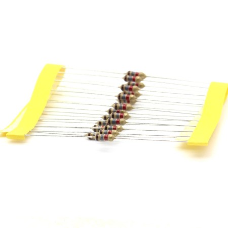 20x Résistances carbone 1.8kohm ¼W - 5% - SR - 46res060